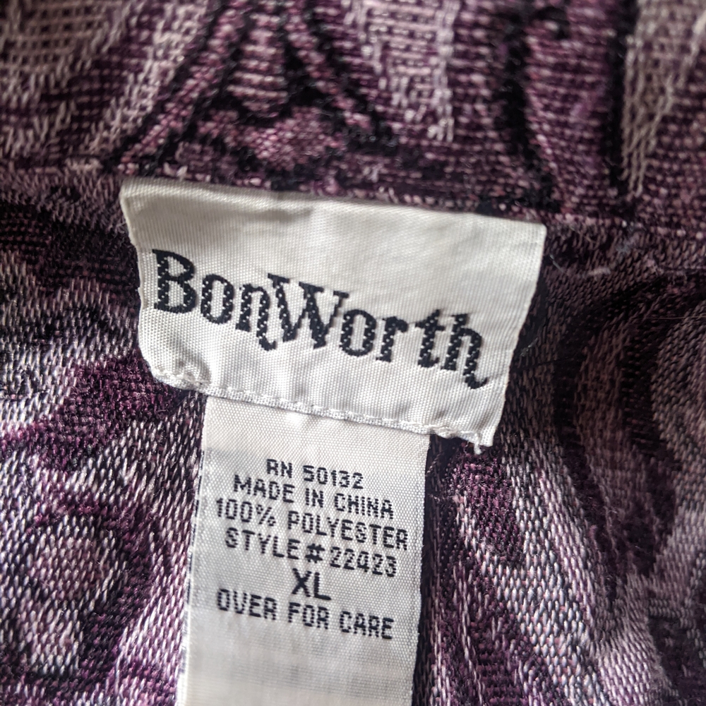 Bonworth Purple Patterned Jacket - image 2